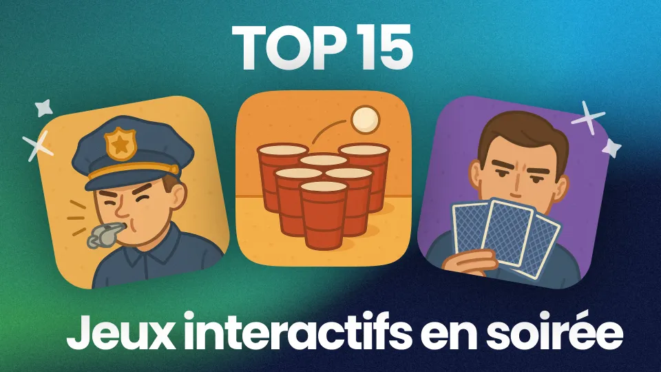 Top 15 des jeux interactifs en soirée