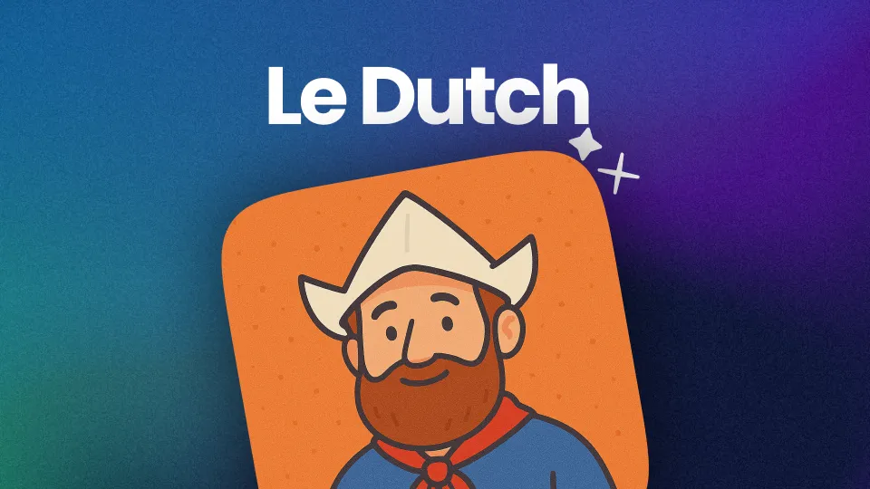 Jeu de cartes à boire: Le Dutch. Dispo sur l'application Traknard